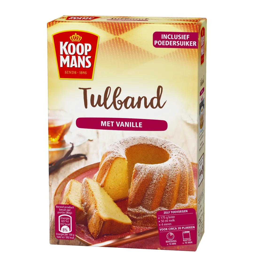 Koopmans Tulband Mix 465g* Banketmixen|Bekijk Alle Mixen