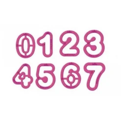 Decora Kunststof uitstekerset Cijfers* Cijfer En Letter Stekers