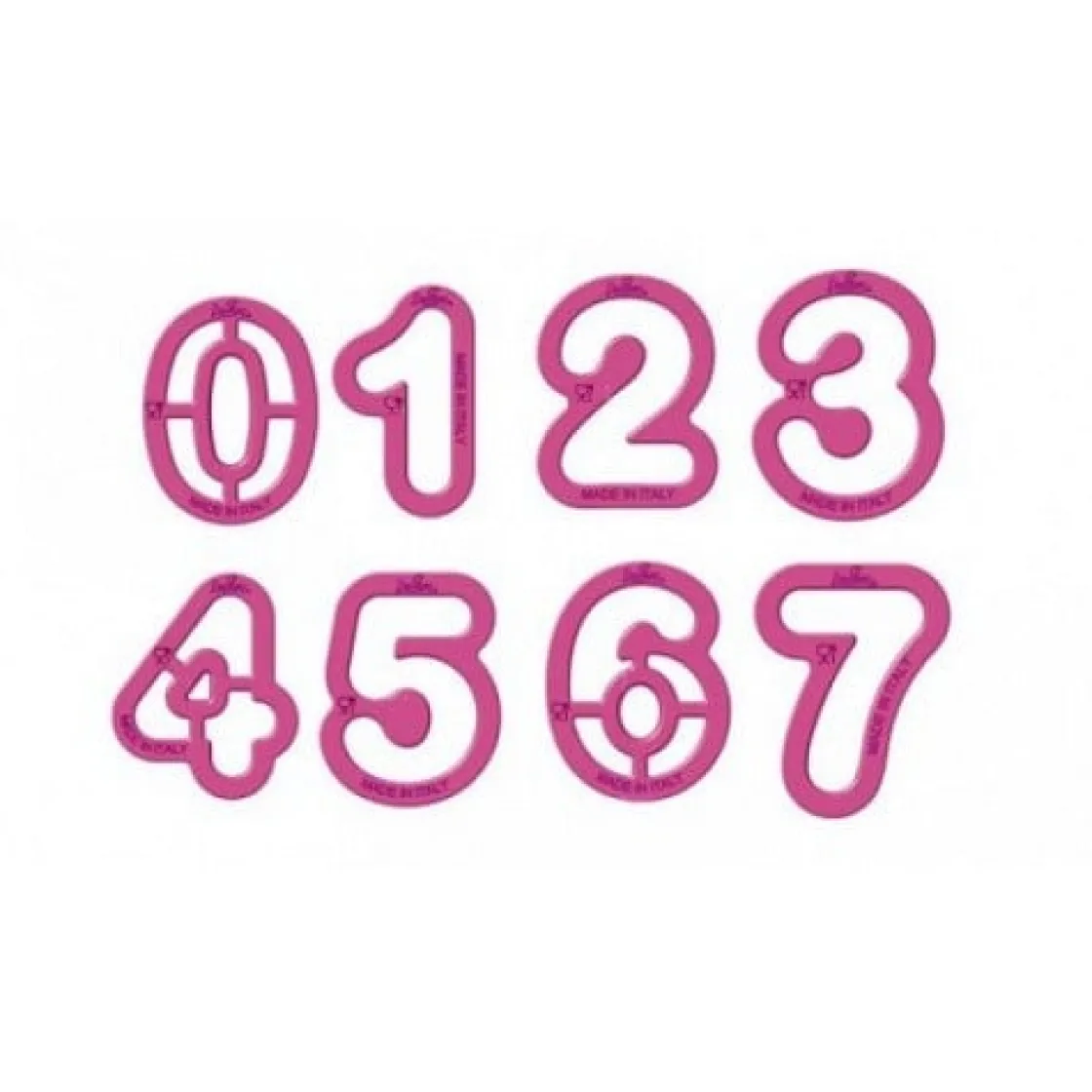 Decora Kunststof uitstekerset Cijfers* Cijfer En Letter Stekers