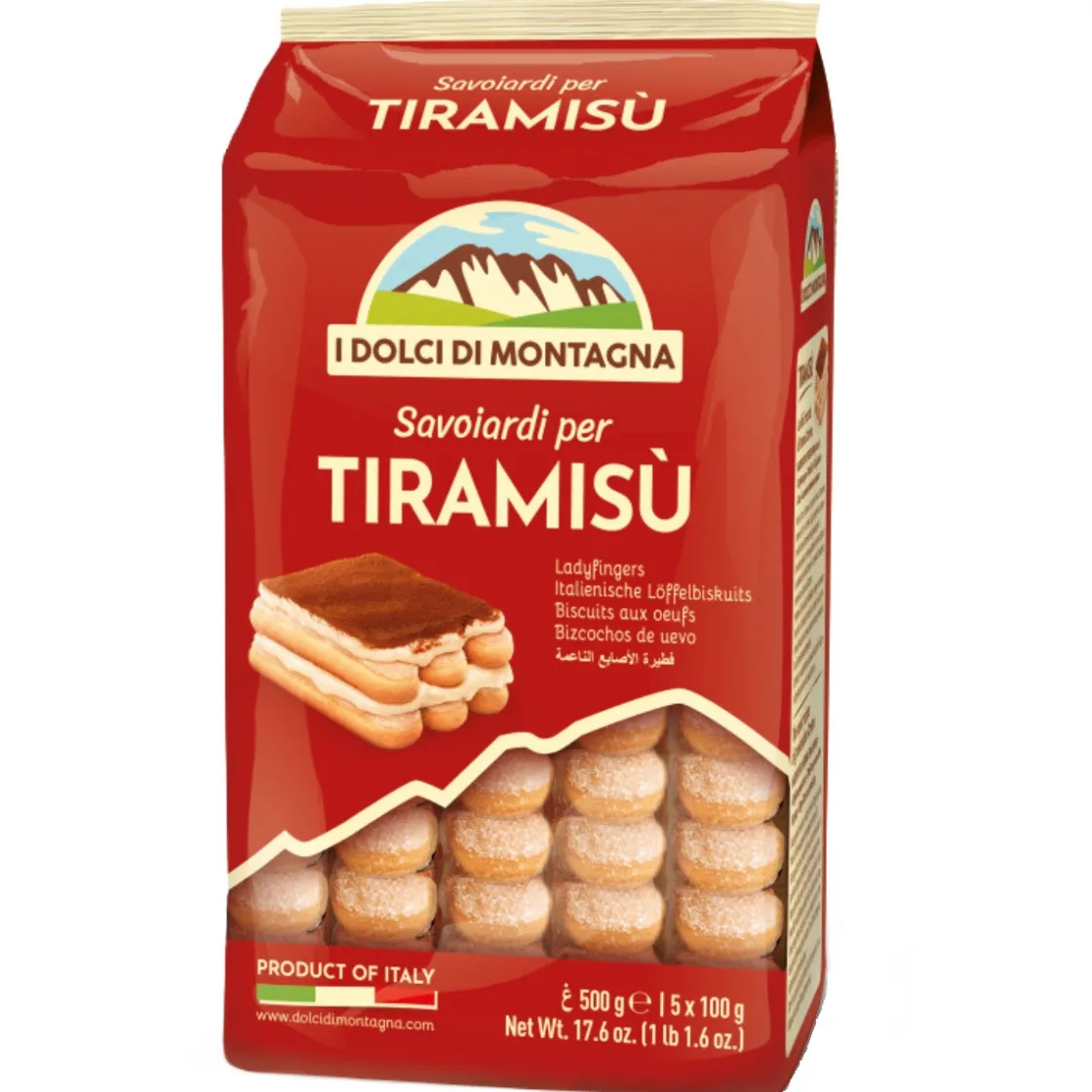 Overig Lange Vingers (Savoiardi) 60st. 500g* Halffabricaten