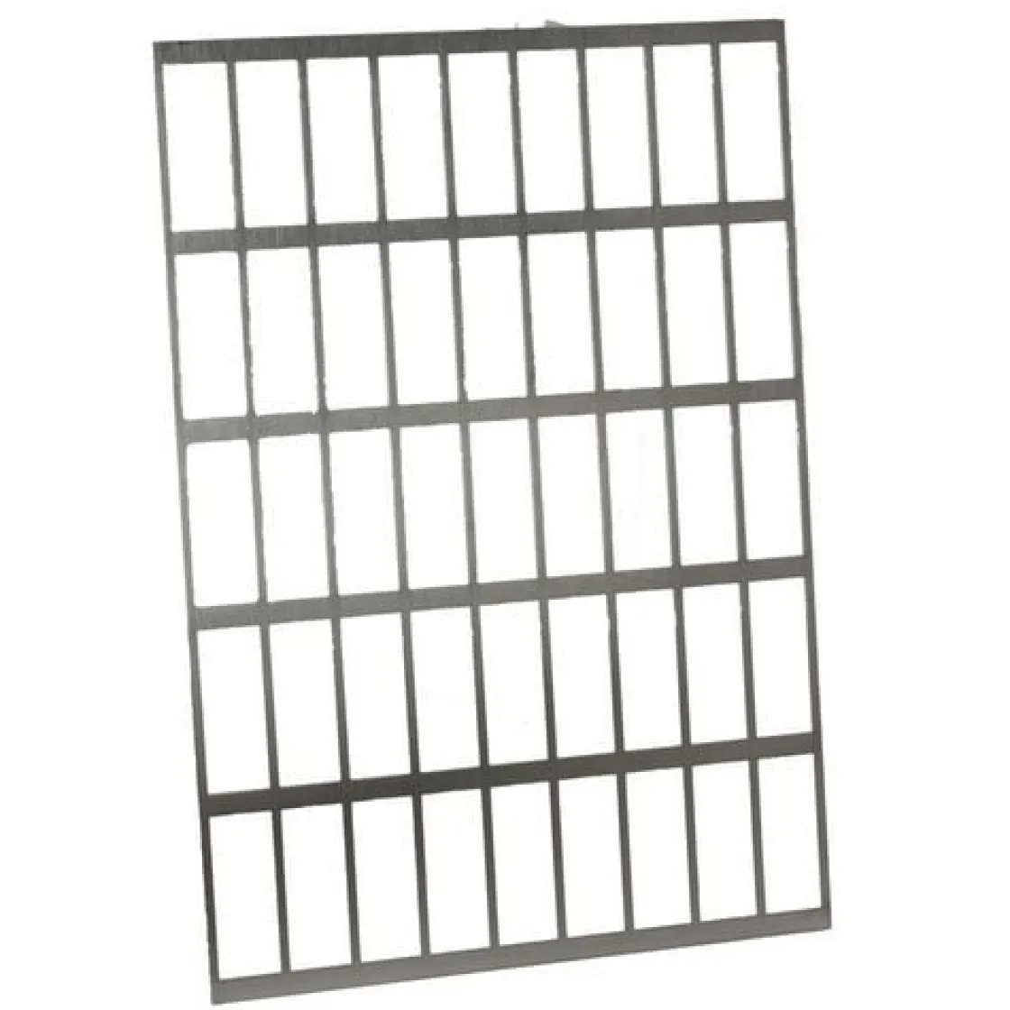 Logo-galettes sjabloon RVS Strip Rechthoek* Logo Galettes|Galettes Vormen