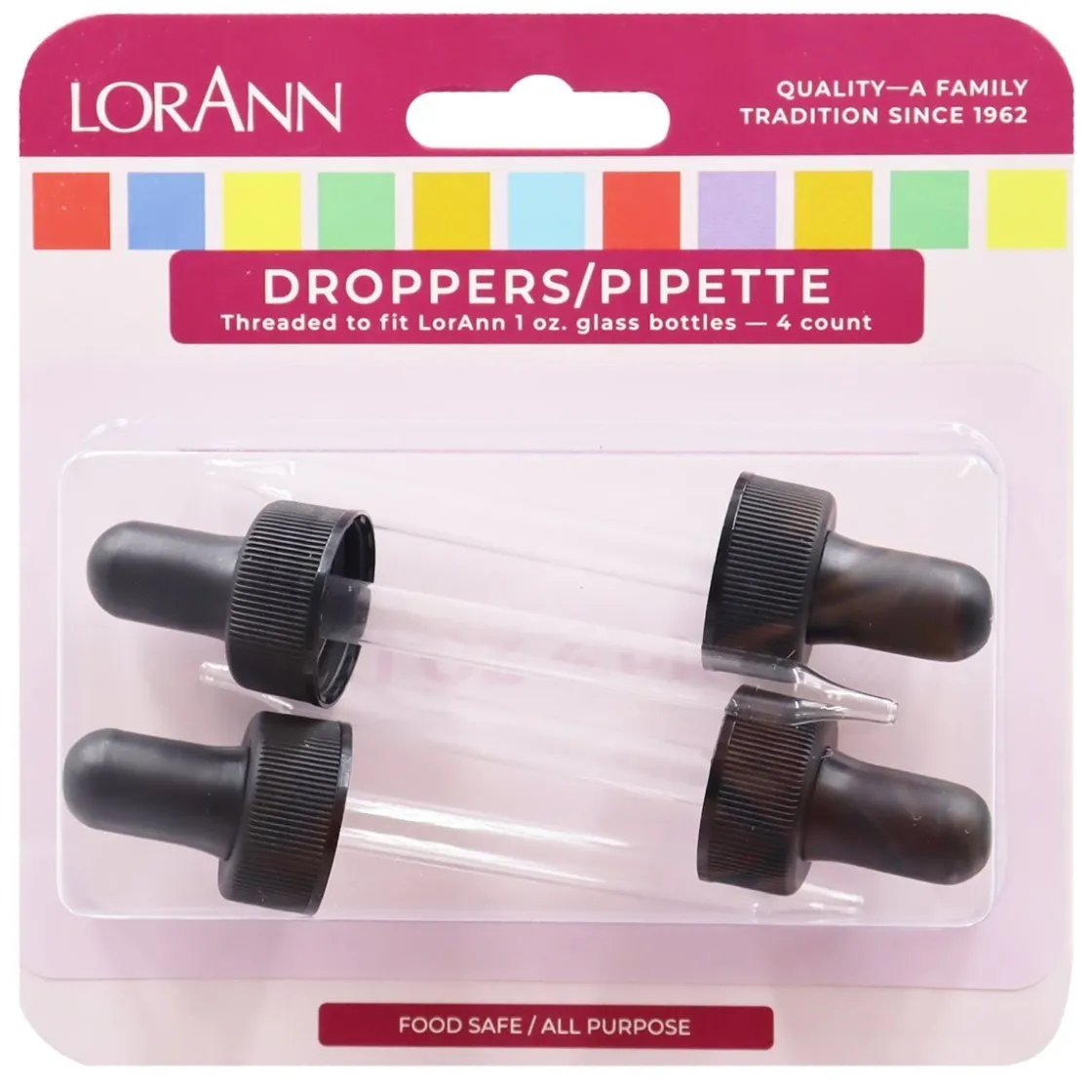 LorAnn Druppelaars Dram (Pipet) 4st.* Boetseer Gereedschappen