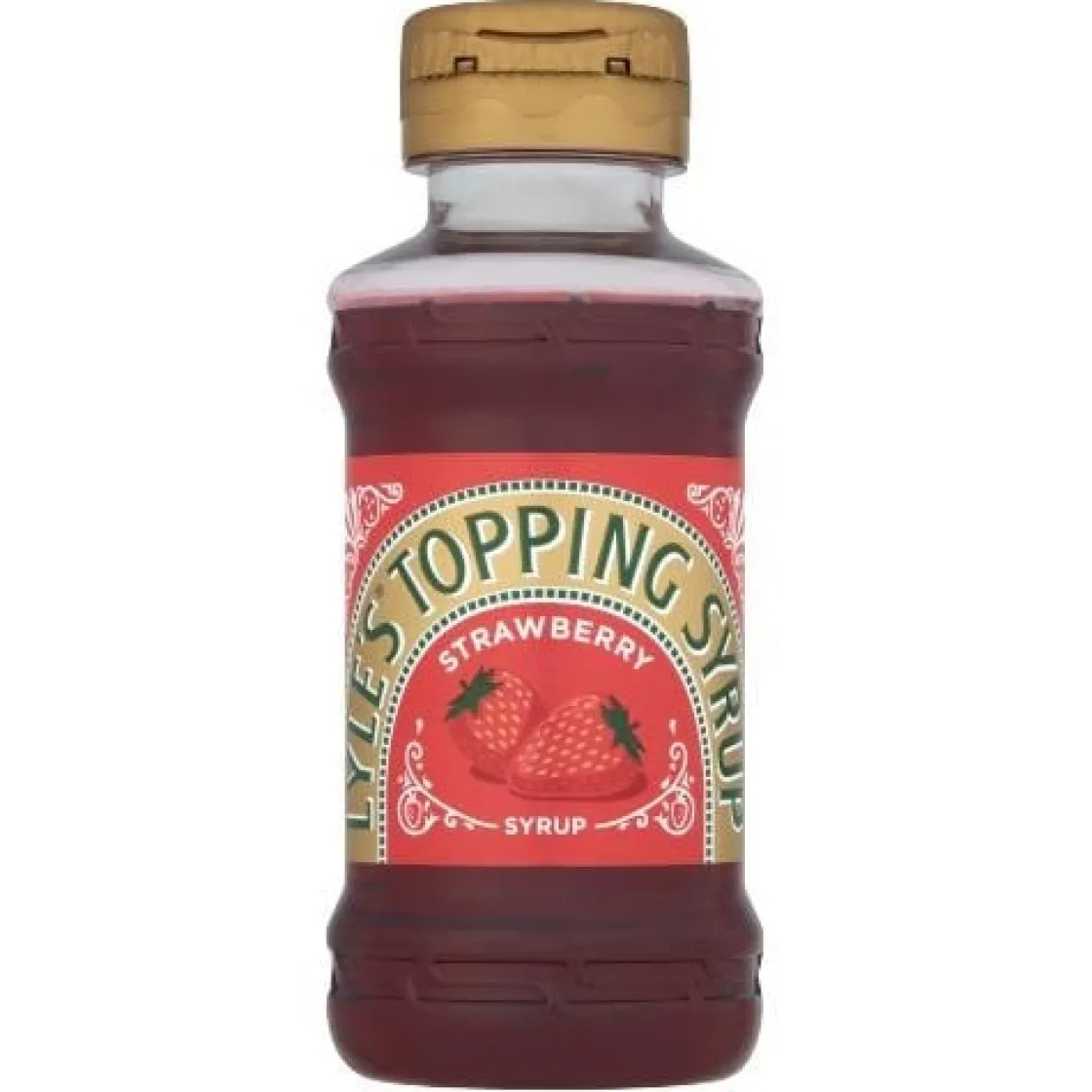 Lyle's Strawberry Syrup Knijpfles 325gr.* Toppings|Toppings