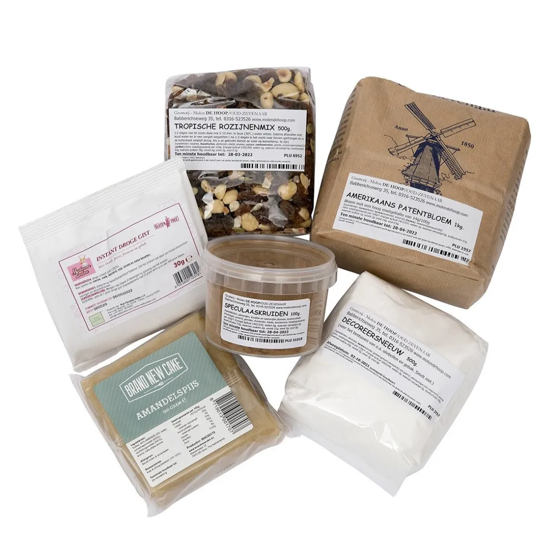 Baktotaal Maak je eigen Stol-pakket* Bakpakketten|Broodmixen