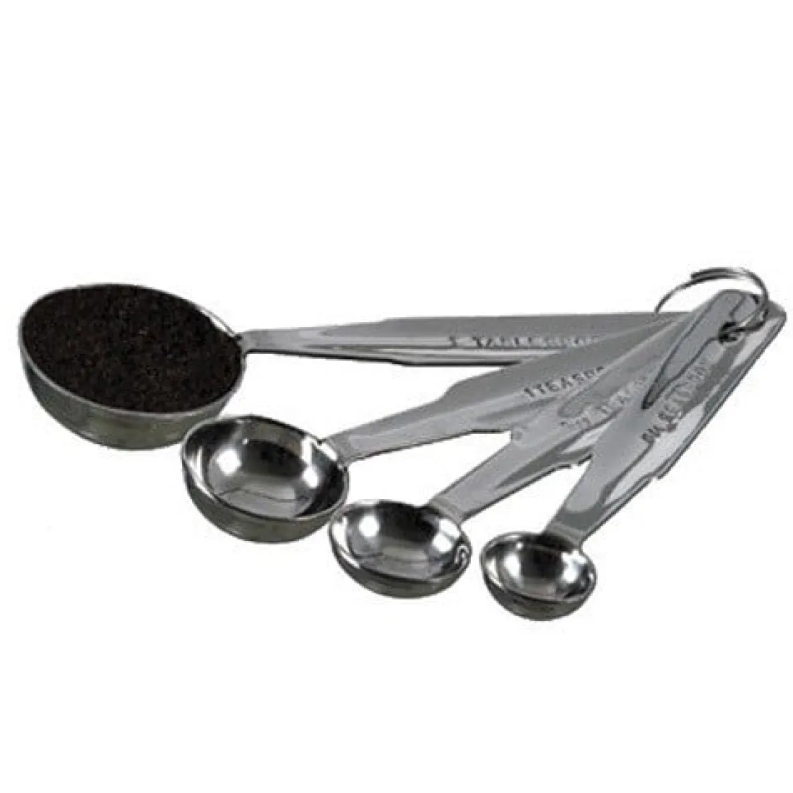 Matfer Maatlepeltjes RVS set/4*** Bakhulpmiddelen