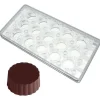 Chocolate World Magneet bonbonvorm kartel Rond Ø32x14mm (15)* Logo Bonbons|Magneet Bonbonvormen