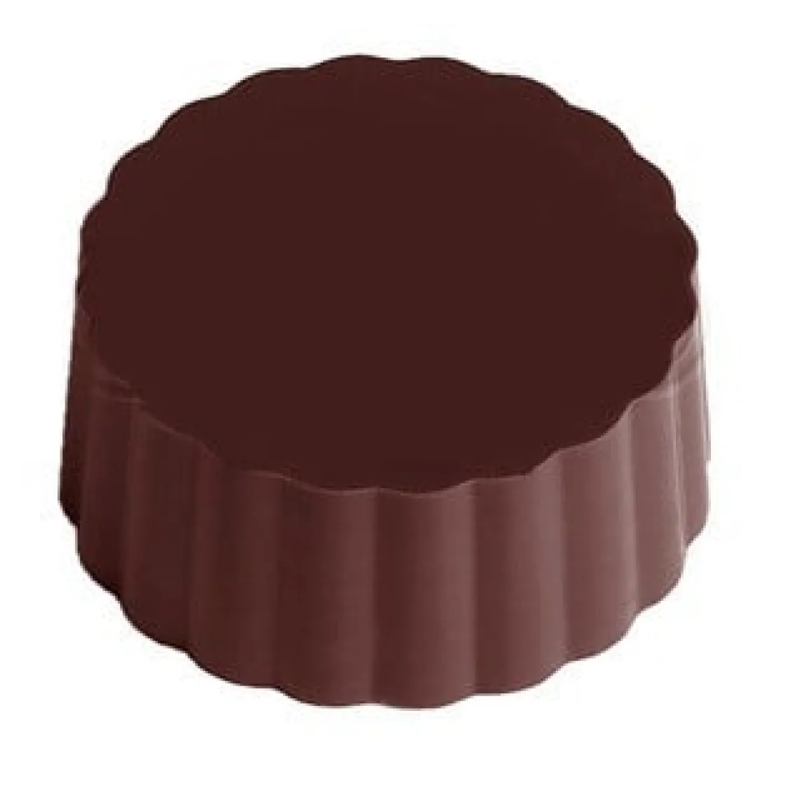 Chocolate World Magneet bonbonvorm kartel Rond Ø32x14mm (15)* Logo Bonbons|Magneet Bonbonvormen
