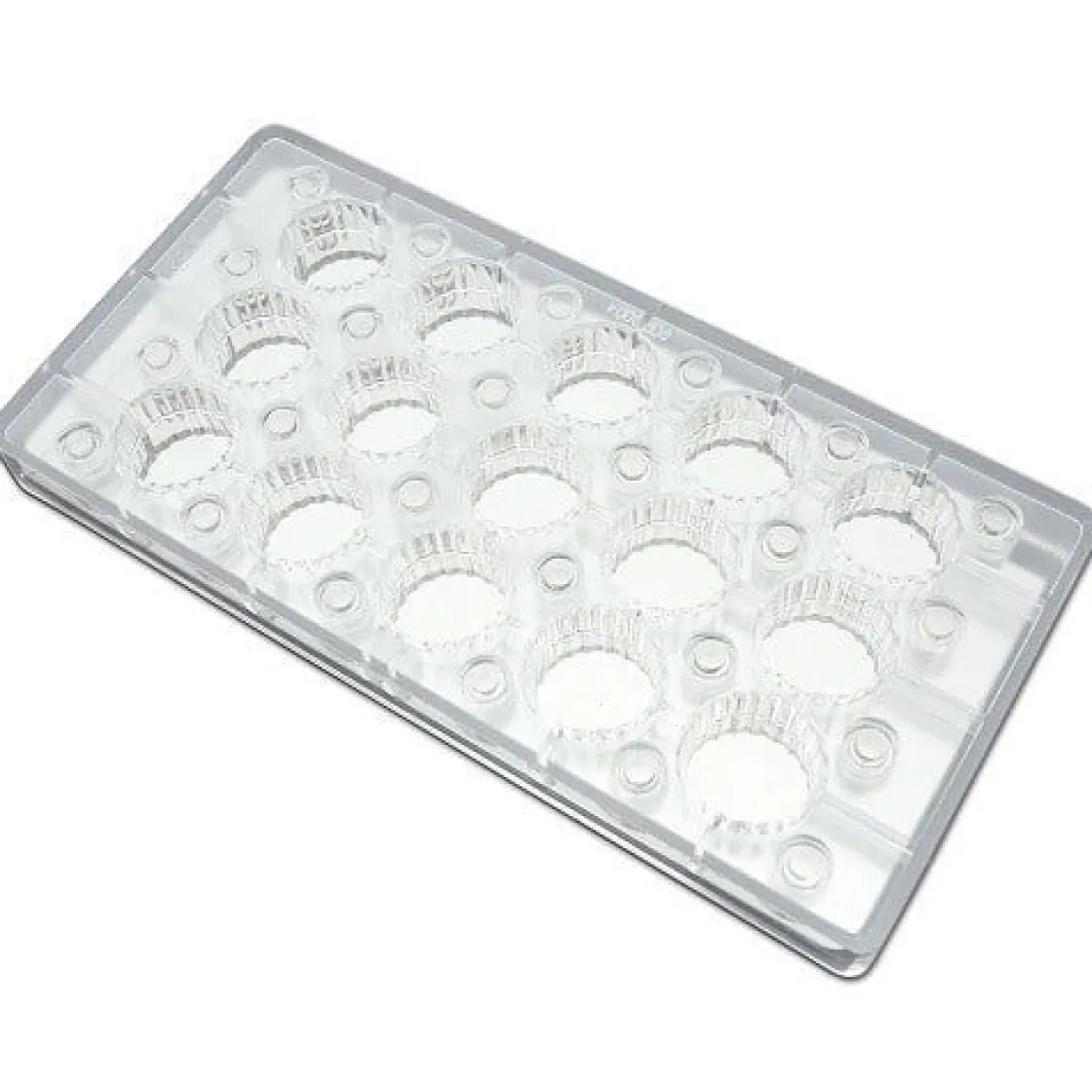 Chocolate World Magneet bonbonvorm kartel Rond Ø32x14mm (15)* Logo Bonbons|Magneet Bonbonvormen