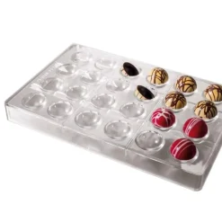 Martellato Bonbonvorm Halve Bol klein (24x) Ø30 mm* Bonbonvormen