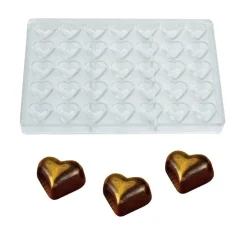 Martellato Bonbonvorm Hart Glad (35x) 35x22 mm* Bonbonvormen