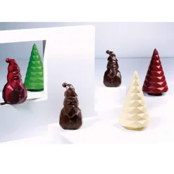 Martellato Chocolade Holvorm Kerstboom (1x) Ø104h180mm* Figuur Mallen