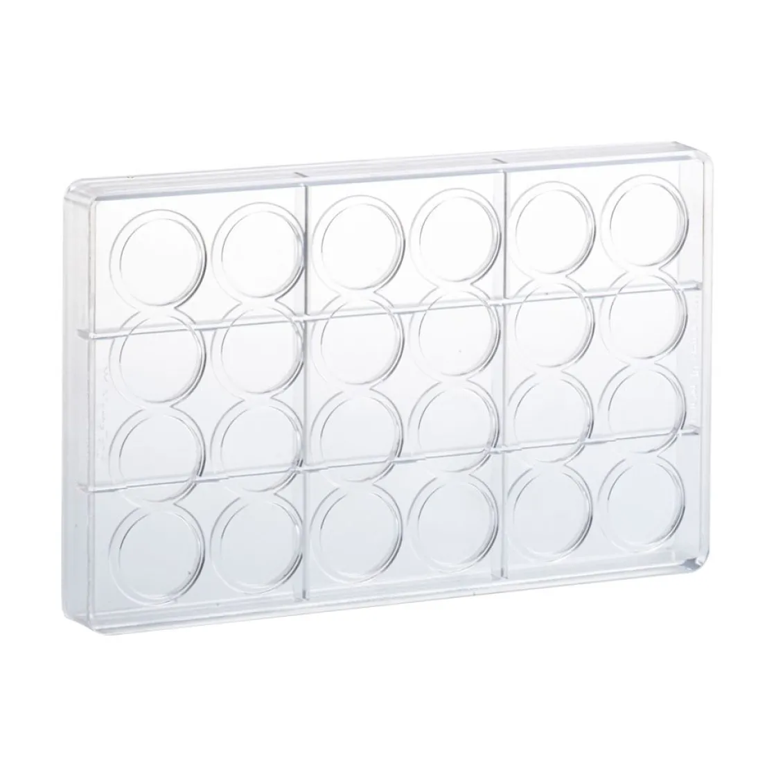 Martellato Chocolademal Circle Disk (24x) Ø33x4mm* Figuur Mallen