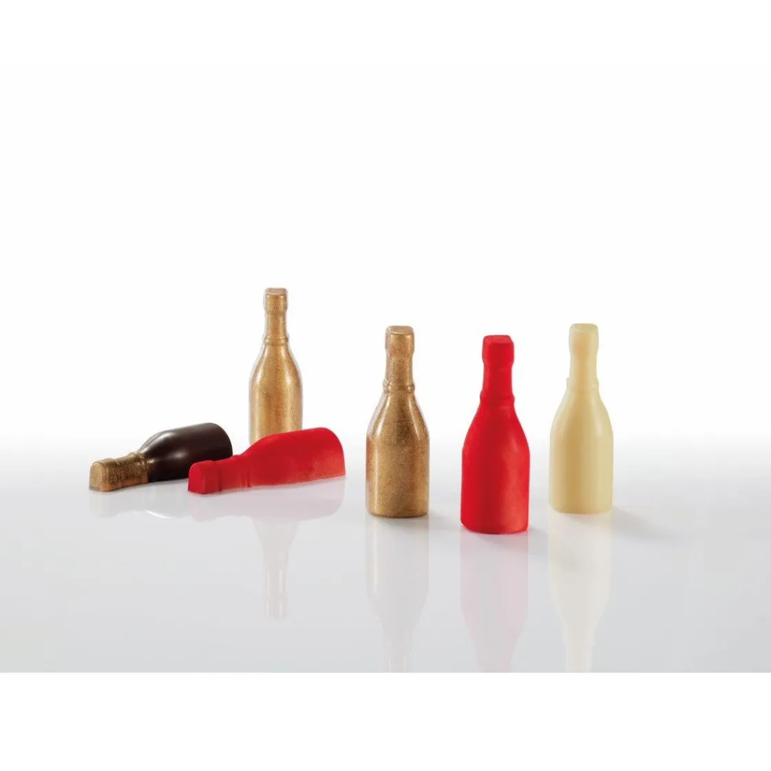 Martellato Chocolademal Fles Klein (18x) 60,2x20,6h15,8mm* Figuur Mallen