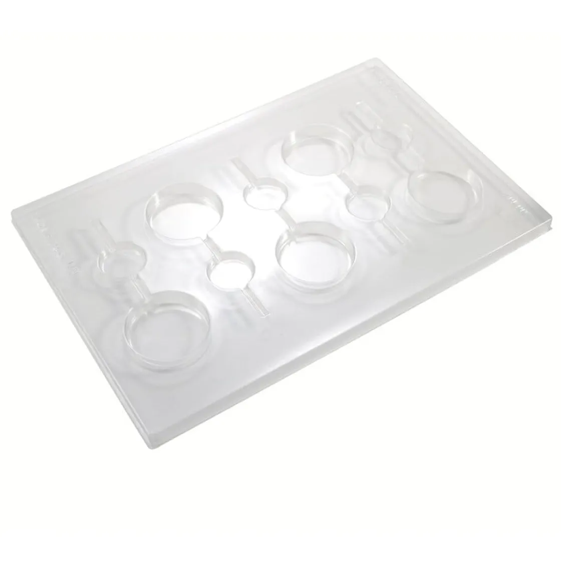 Martellato Chocolademal Lolly Rond (5x) Ø50x9mm 2st* Figuur Mallen