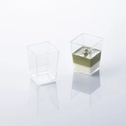 Martellato Lepelgebak cups Vierkant (60 ml) / 100 stuks* Banket En Dessertvormen|Ijs En Dessert Vormen