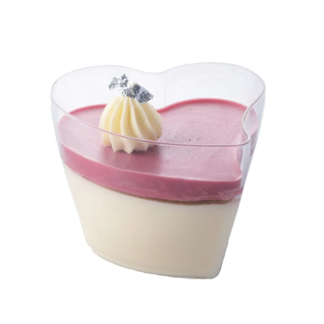 Martellato Lepelgebak cups Hart (100 ml) / 100 stuks* Ijs En Dessert Vormen|Banket En Dessertvormen