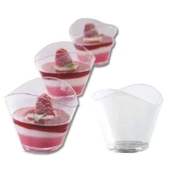 Martellato Lepelgebak cups Wave (50 ml) / 100 stuks* Ijs En Dessert Vormen|Banket En Dessertvormen