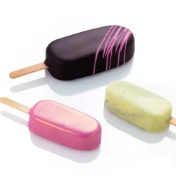 Martellato Siliconen IJsjesmal Classic (12x) +50stk.* Ijs En Dessert Vormen|Bakvormen Siliconen