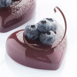 Martellato Siliconen Vorm Hart 74,5x68mm (6) 29x17cm* Bakvormen Siliconen|Ijs En Dessert Vormen