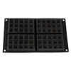 Martellato Siliconen Vorm Wafel 130x81mm (4) 29x17cm* Bakvormen Siliconen|Ijs En Dessert Vormen