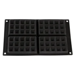 Martellato Siliconen Vorm Wafel 130x81mm (4) 29x17cm* Bakvormen Siliconen|Ijs En Dessert Vormen