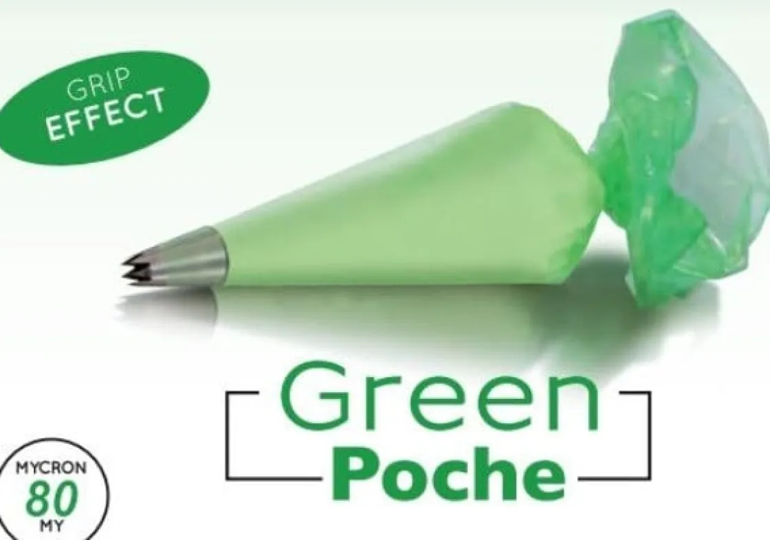 Martellato Wegwerp Spuitzak 65cm Groen 100 stuks* Spuitzakken