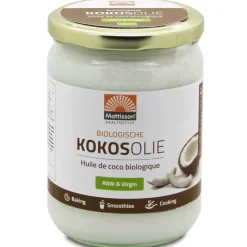 Mattisson Kokosolie Extra Virgin Biologisch 500ml* Oliën En Vetten|Hulpstoffen