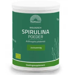 Mattisson Spirulina Poeder Biologisch 125g* Smaakstoffen