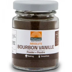 Mattisson Vanillepoeder Bourbon 30g* Smaakstoffen