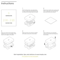 Overig Mayku Sheets t.b.v. Formbox 30 stuks* Vorkjes, Rekjes En Toebehoren