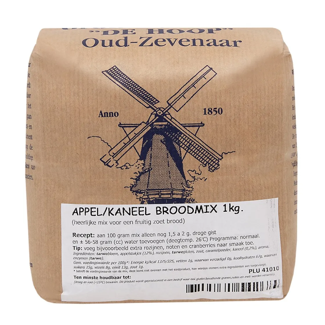 Molen de Hoop Appel Kaneel Broodmix 1kg* Broodmixen|Bekijk Alle Mixen