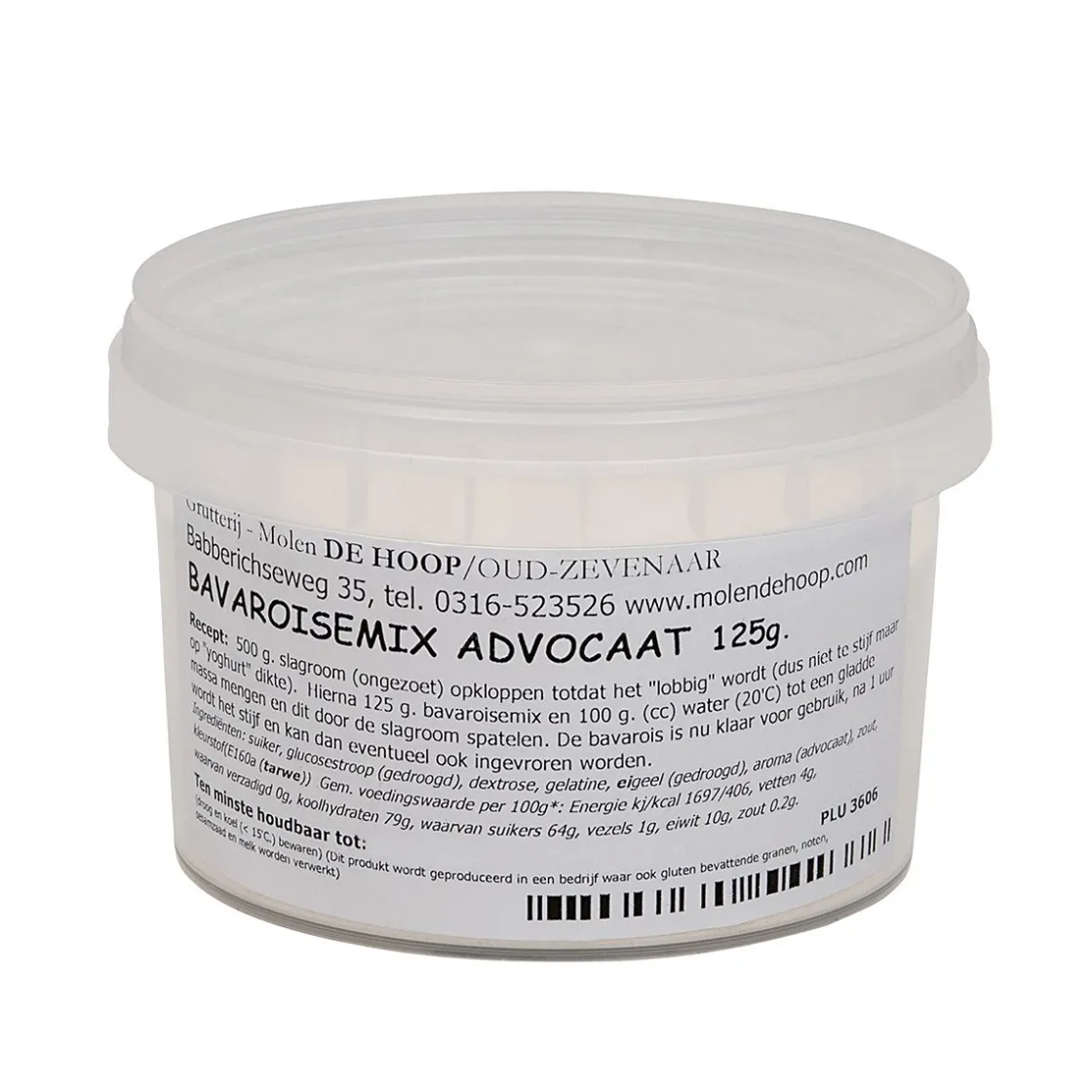 Molen de Hoop Bavarois Advocaat 125gr* Dessertmixen|Bavarois