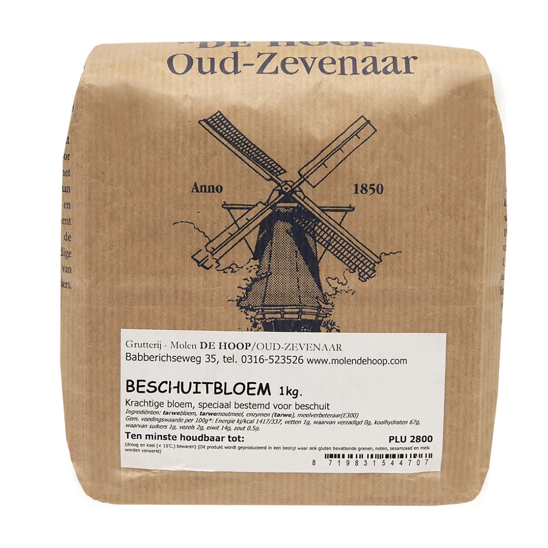Molen de Hoop Beschuitbloem 1kg* Bloem En Meel