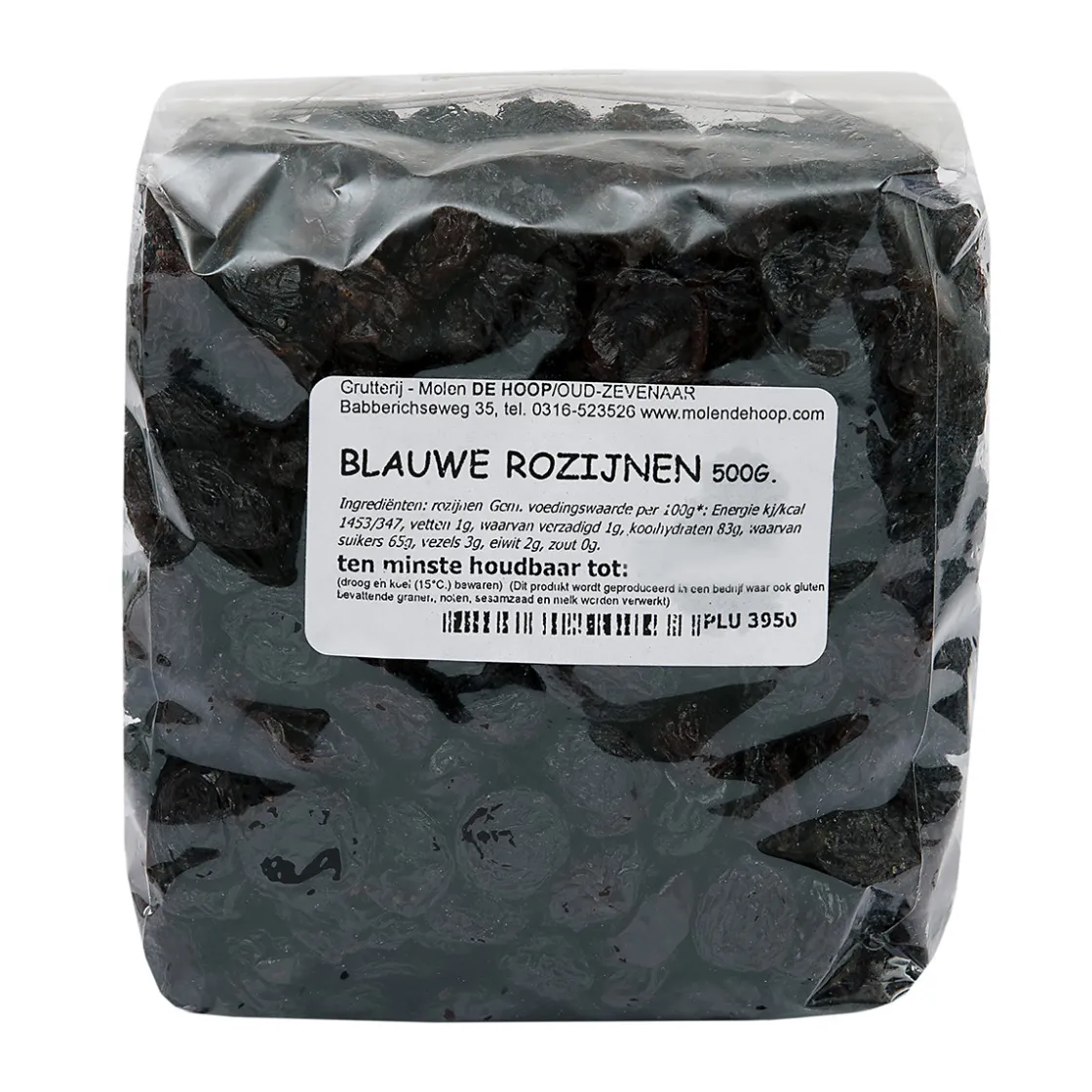 Molen de Hoop Blauwe Rozijnen 500g* Zaden, Granen, Noten En Vruchten