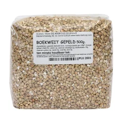Molen de Hoop Boekweit gepeld (boekweitkorrels) 500g* Zaden, Granen, Noten En Vruchten