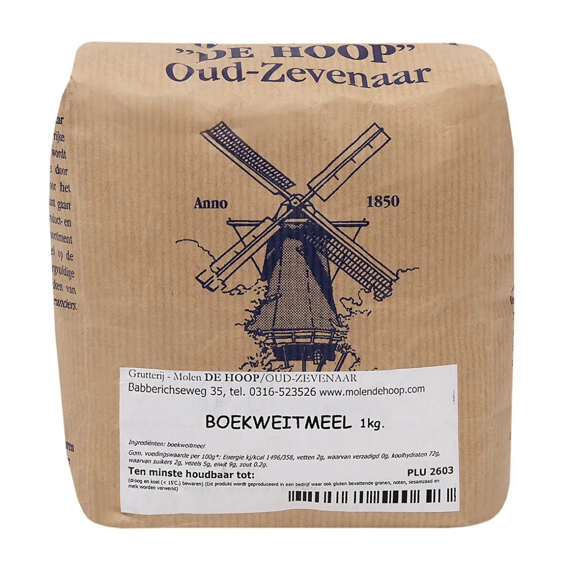Molen de Hoop Boekweitmeel 1kg* Bloem En Meel