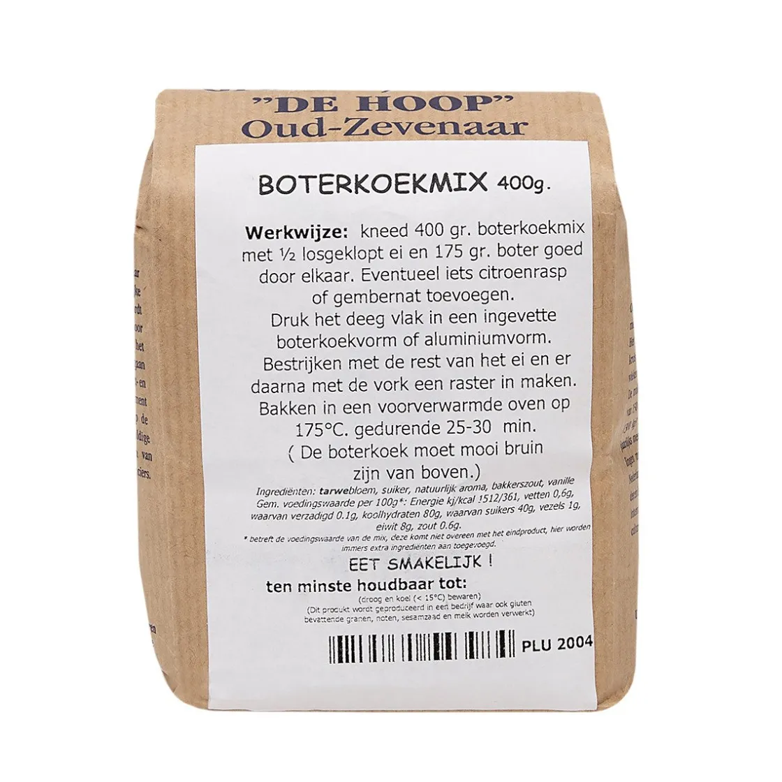 Molen de Hoop Boterkoekmix 400gr* Banketmixen|Bekijk Alle Mixen