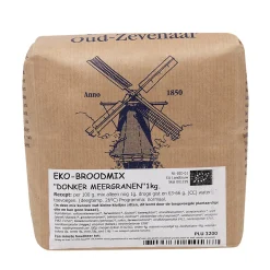 Molen de Hoop Broodmix EKO (Donker Meergranen) 1kg* Broodmixen|Bekijk Alle Mixen