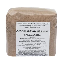 Molen de Hoop Chocolade Hazelnoot cakemix 500 gr* Banketmixen|Bekijk Alle Mixen