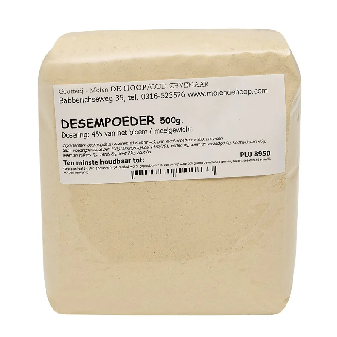 Molen de Hoop Desempoeder 500gr* Broodverbeteraar|Hulpstoffen