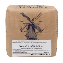 Molen de Hoop Franse Tarwebloem T45 1kg (Farine Bagatelle)* Bloem En Meel