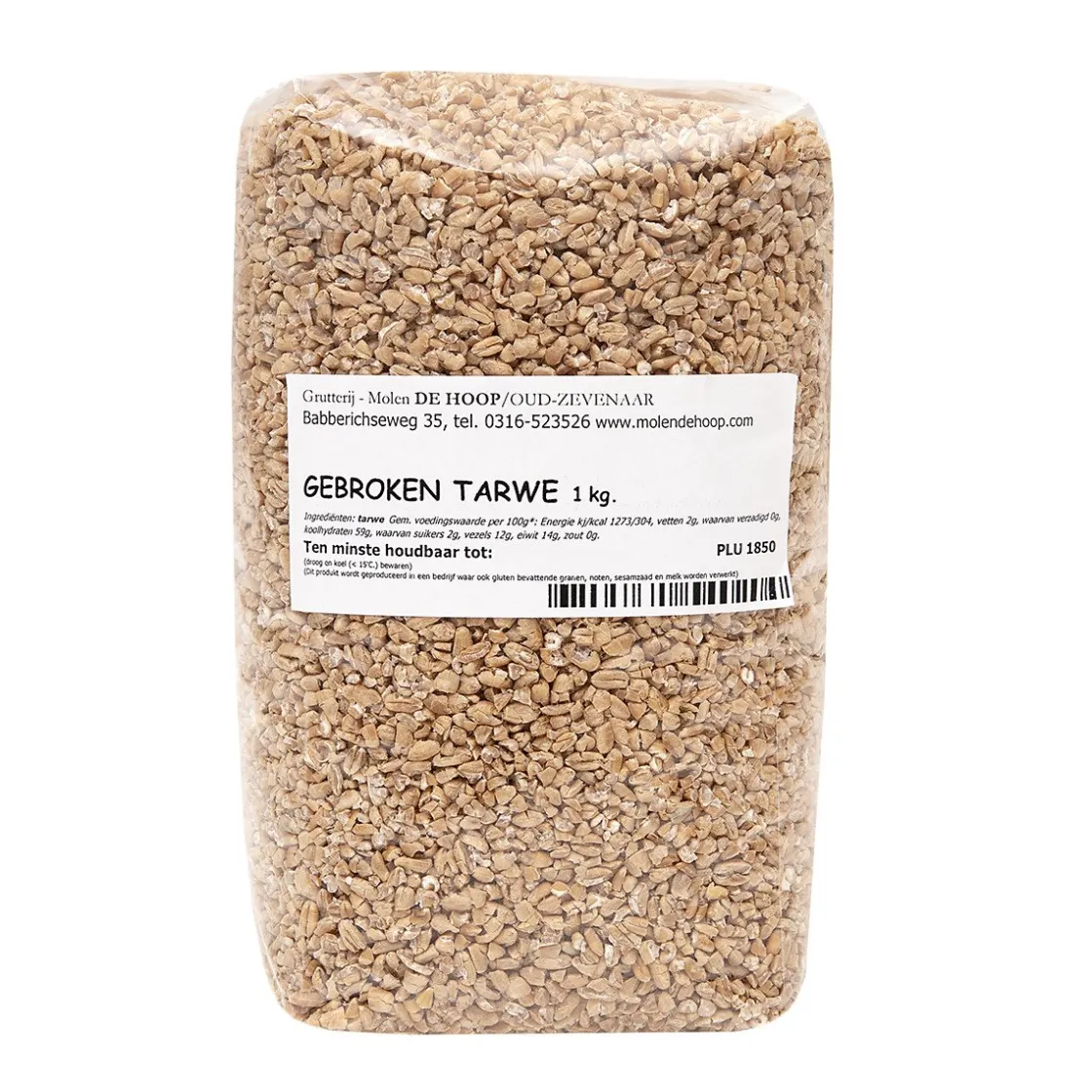 Molen de Hoop Gebroken Tarwe 1kg* Zaden, Granen, Noten En Vruchten