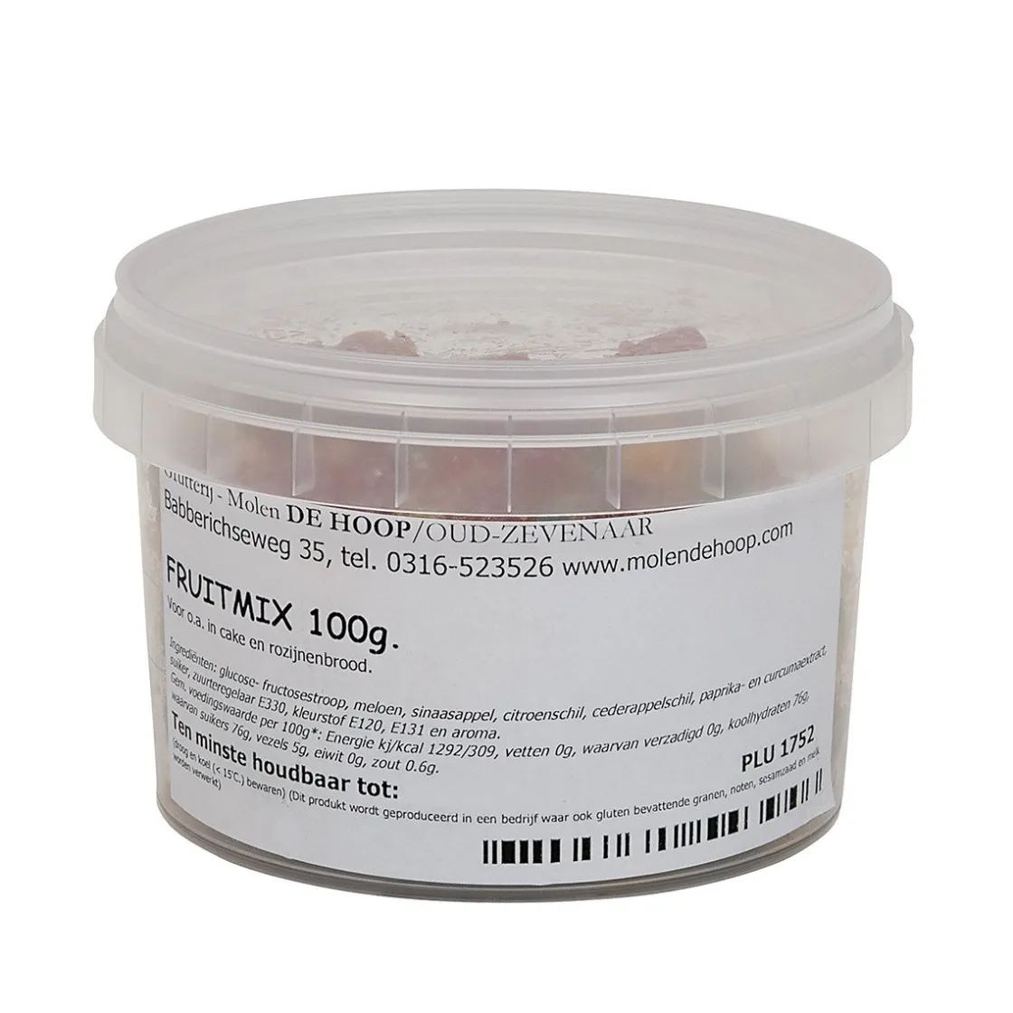 Molen de Hoop Gekonfijt Fruit Mix 100gr* Gekonfijt Fruit En Bigarreaux