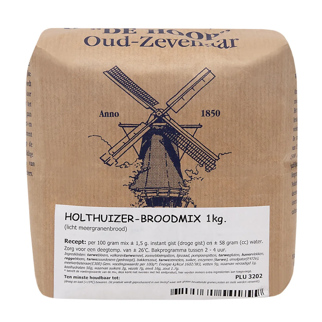 Molen de Hoop Holthuizer Broodmix 1kg* Broodmixen|Bekijk Alle Mixen