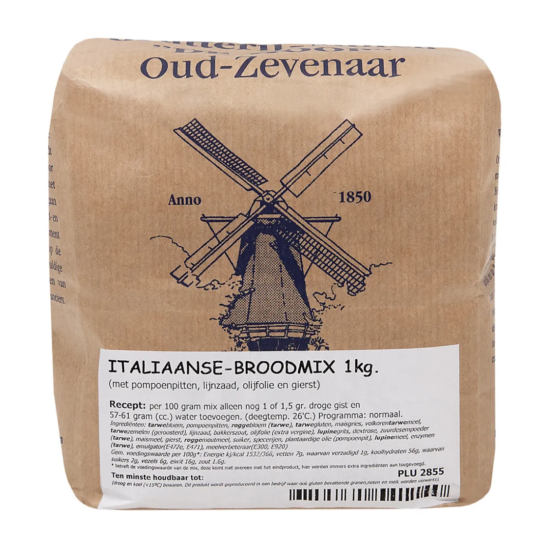 Molen de Hoop Italiaanse Broodmix 1kg* Broodmixen|Bekijk Alle Mixen