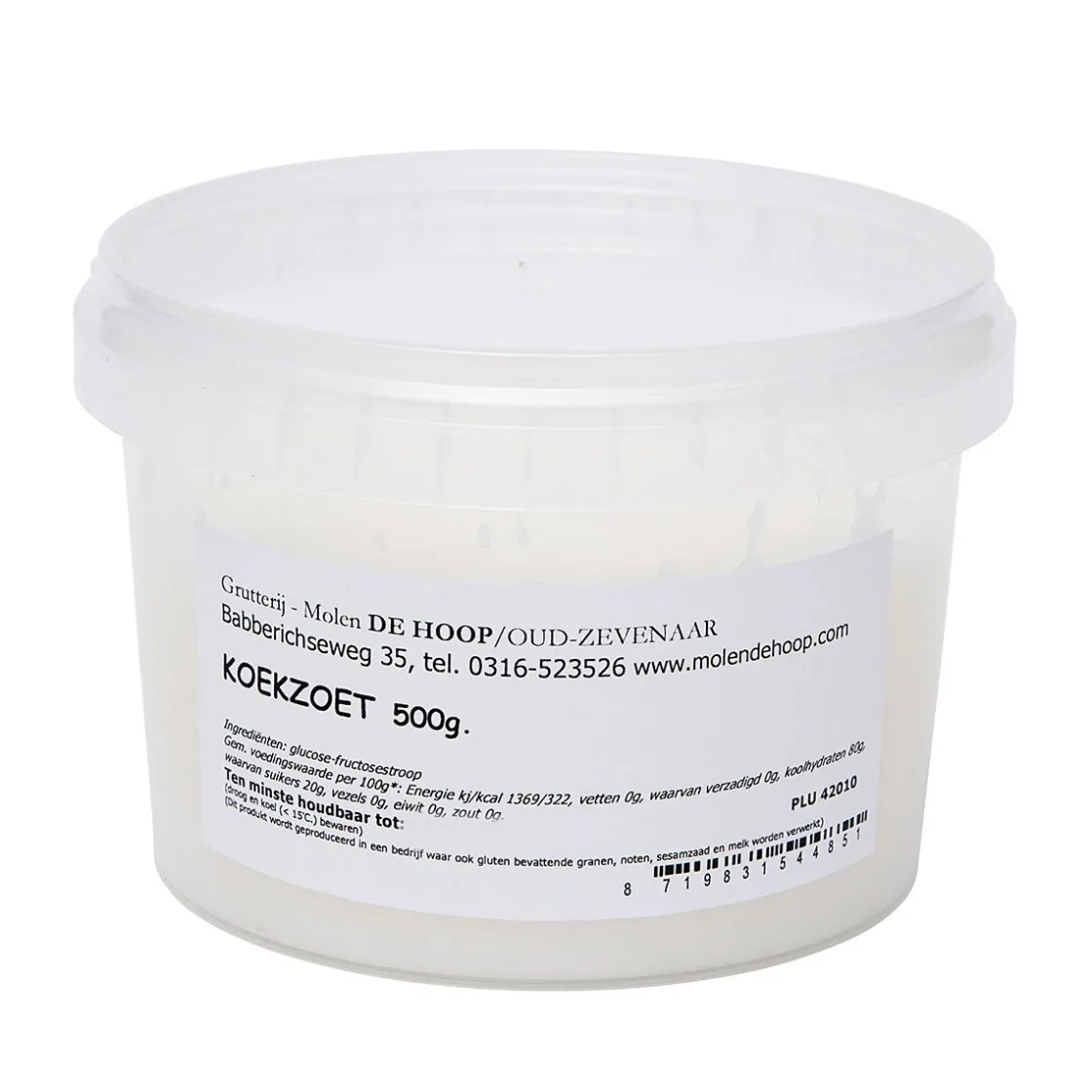 Molen de Hoop Koekzoet 500gr* Suiker En Zout|Hulpstoffen