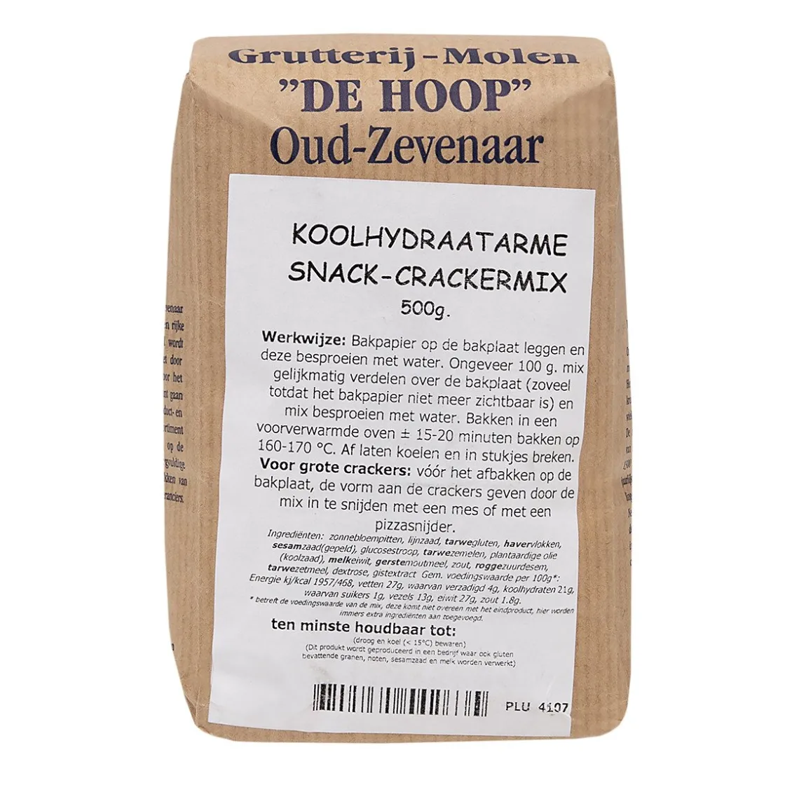 Molen de Hoop Koolhydraatarme Snack-Crackermix 500 gram* Banketmixen|Bekijk Alle Mixen