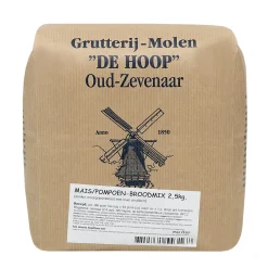 Molen de Hoop Mais/Pompoen Broodmix 2,5kg* Broodmixen|Bekijk Alle Mixen