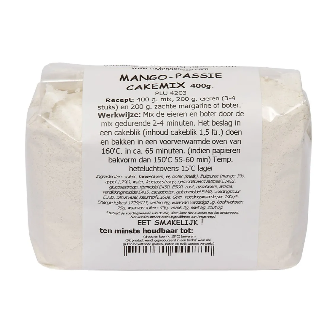 Molen de Hoop Mango-Passie Cakemix 400g* Banketmixen|Bekijk Alle Mixen
