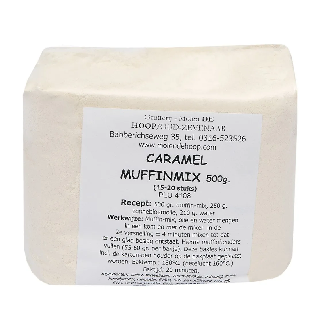Molen de Hoop Muffin-mix Caramel 500gr* Banketmixen|Bekijk Alle Mixen